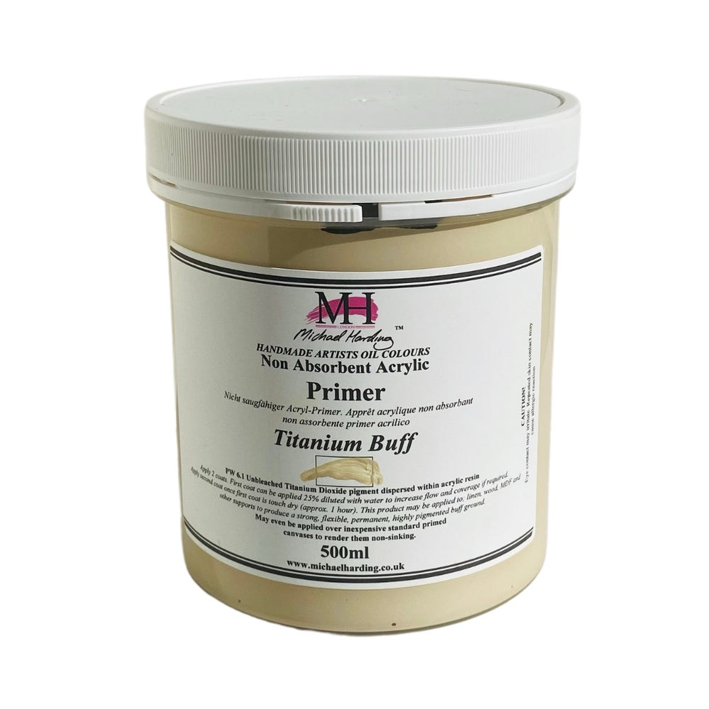 Michael Harding : Non-Absorbent Acrylic Primer - Titanium Buff