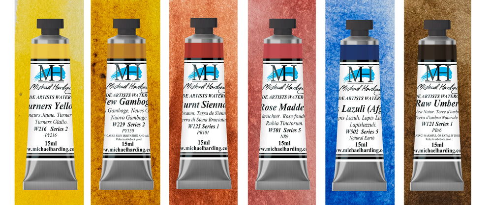 Michael Harding Watercolour Paint Antique 18th Century Masters Set 15ml