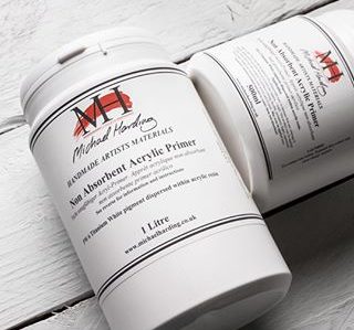 Michael Harding : Non-Absorbent Acrylic Primer - White