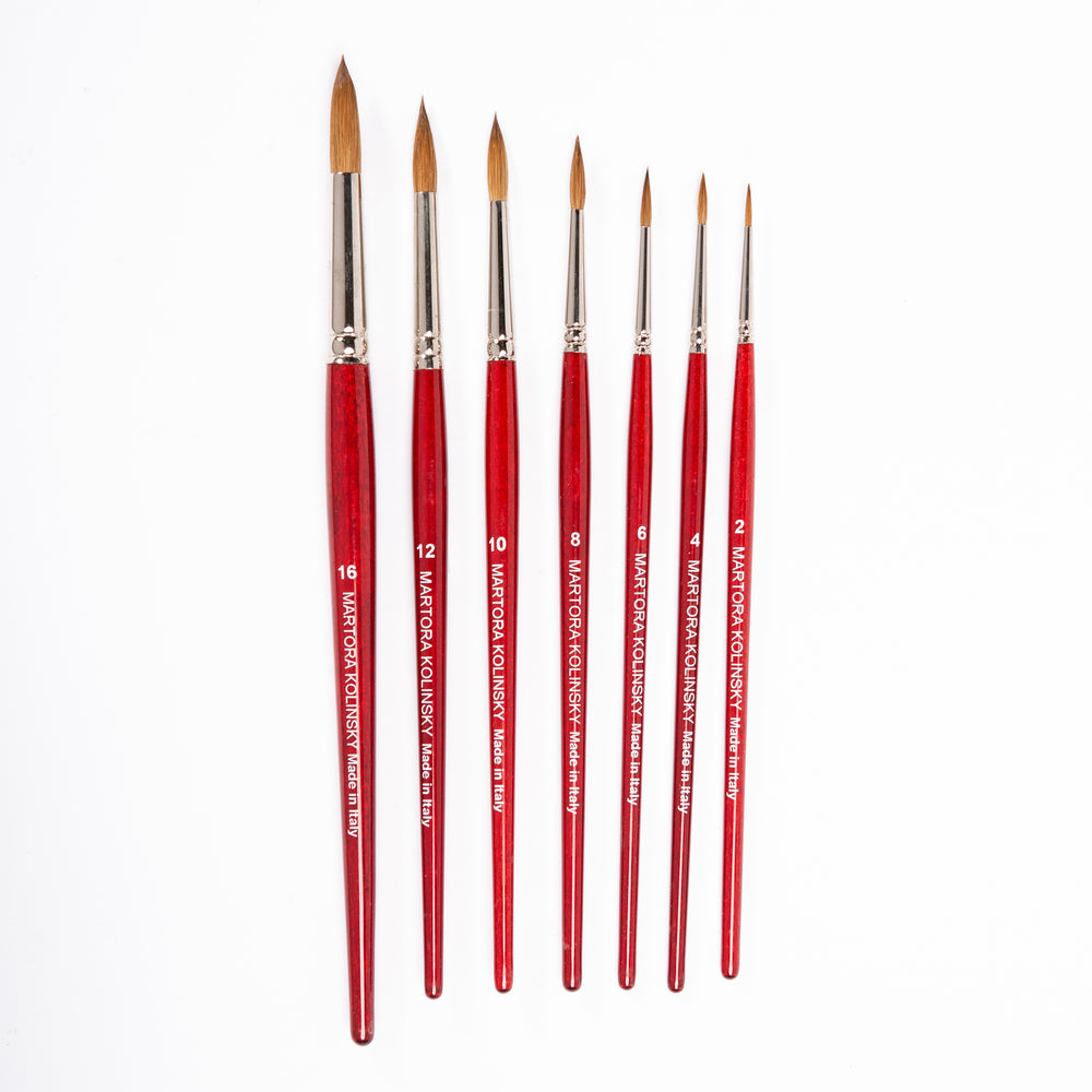 PAB Martora Kolinsky Tonda M.Corto Sable Brush