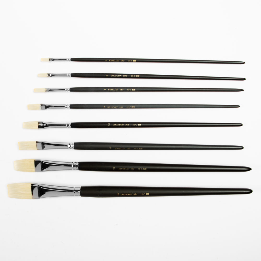 PAB “BRISLON” Synthetic Flat Hog Brush