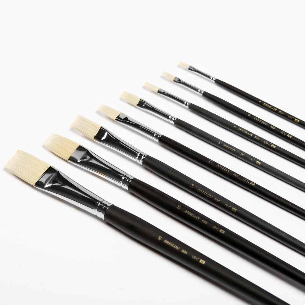 PAB “BRISLON” Synthetic Flat Hog Brush