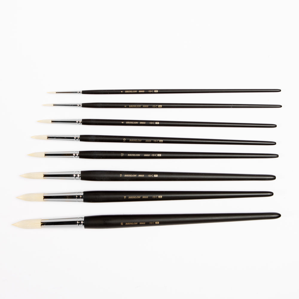 PAB “BRISLON” Synthetic Round Hog Brush
