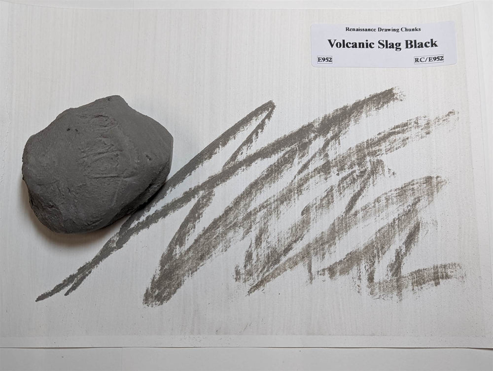 Wallace Seymour Renaissance Drawing Chunks - Volcanic Slag Black