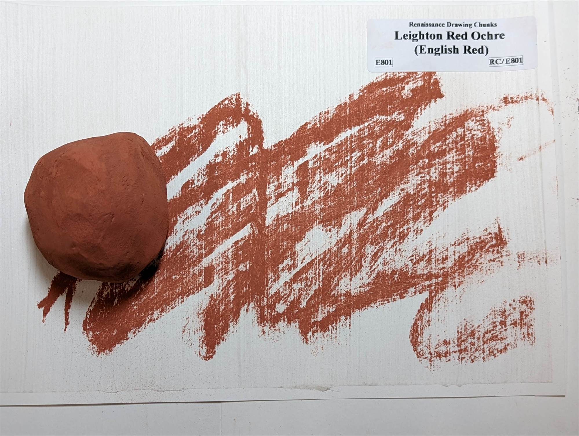 Wallace Seymour Renaissance Drawing Chunks - Leighton Red Ochre (English Red)