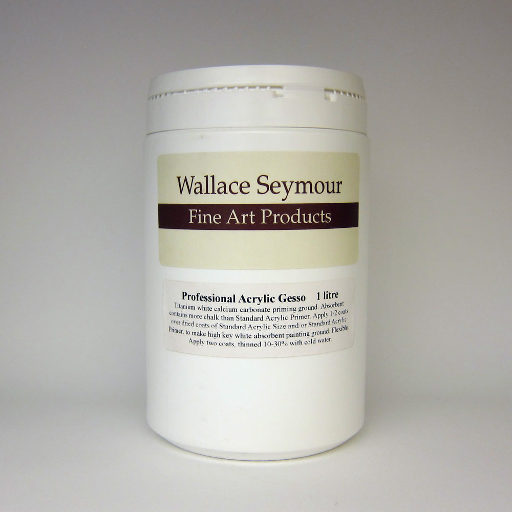 Wallace Seymour : Professional Acrylic Gesso 1 Litre
