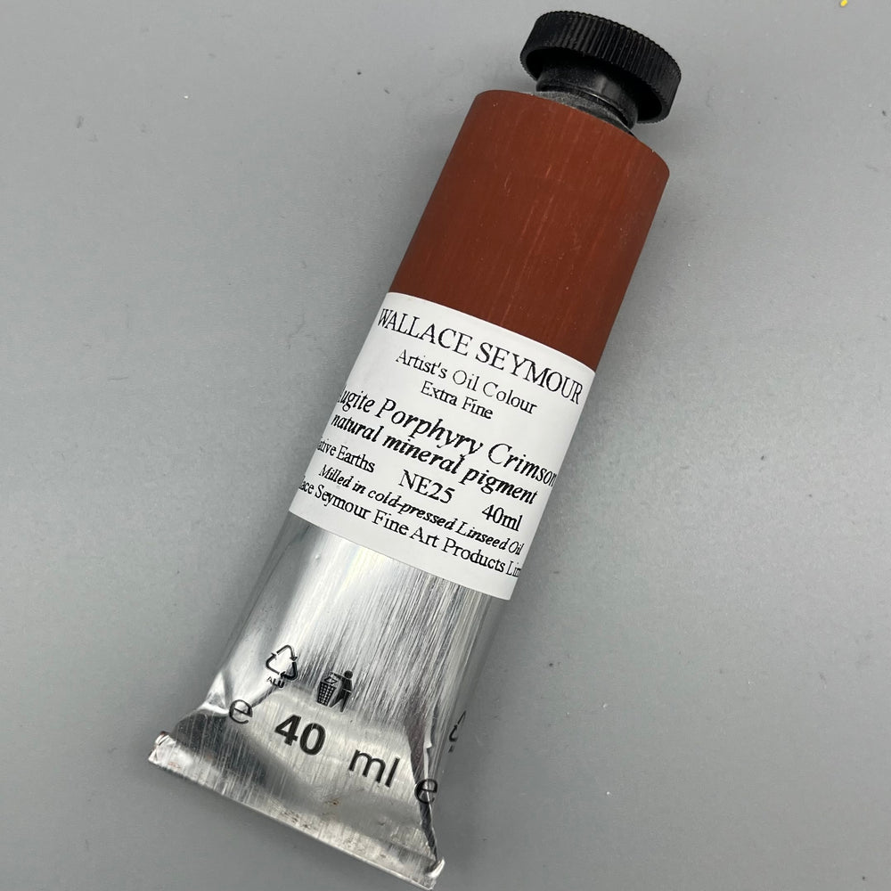 Wallace Seymour Oil Paint: Augite Porphyry Crimson (NATIVE EARTH)