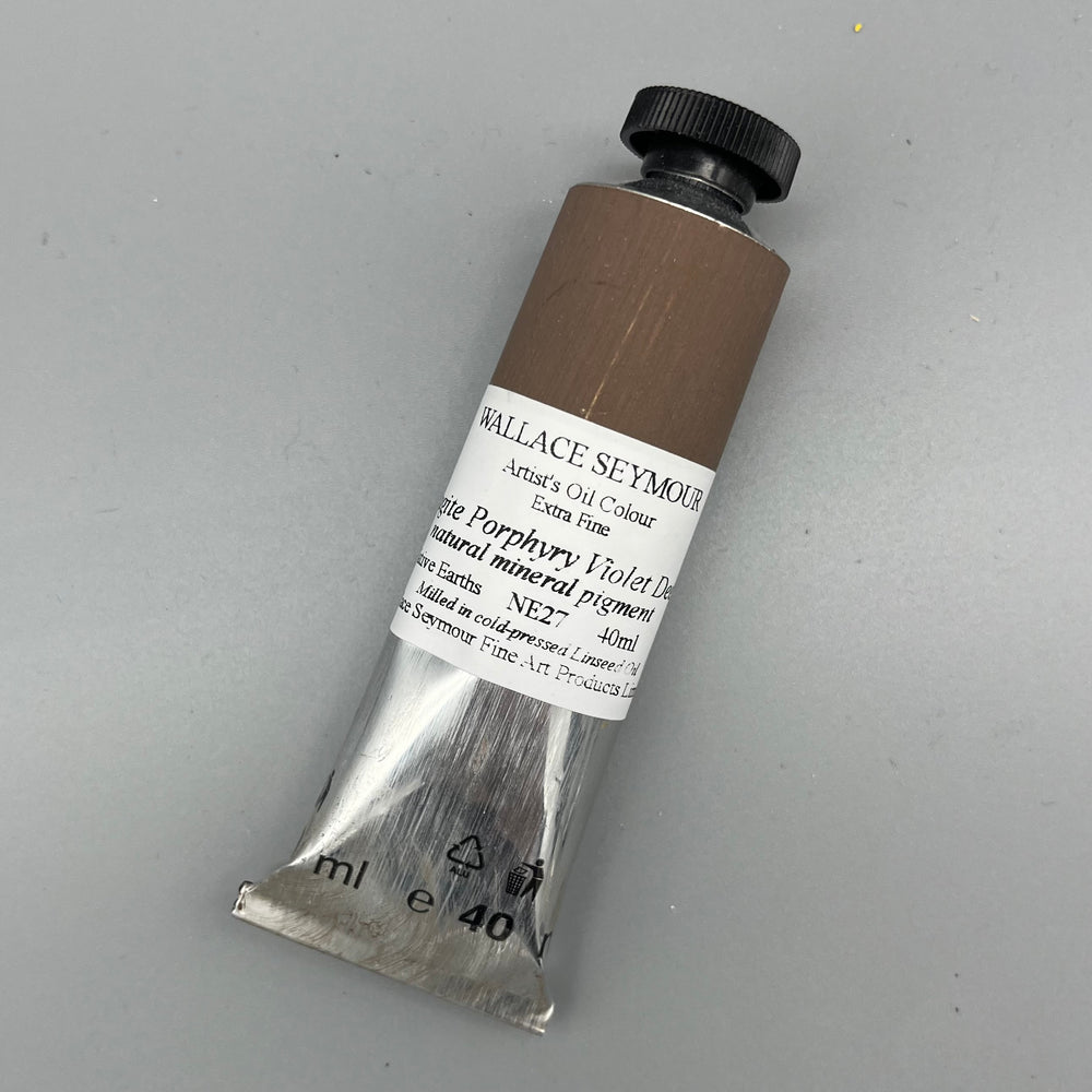 Wallace Seymour Oil Paint: Augite Porphyry Violet Deep (NATIVE EARTH)