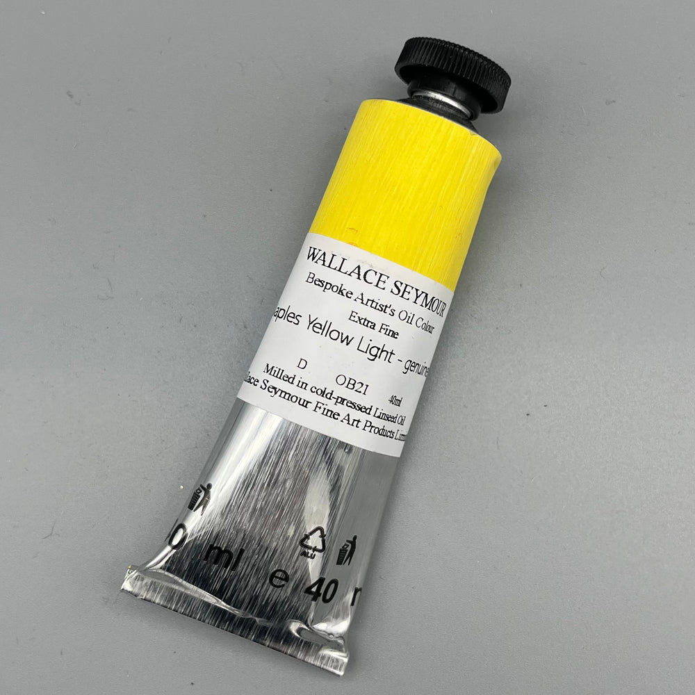 Wallace Seymour Naples Yellow Light - genuine Bespoke Oil Paint