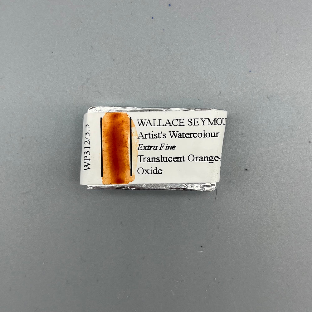 Wallace Seymour Watercolour Whole Pans - Translucent Orange Red Oxide