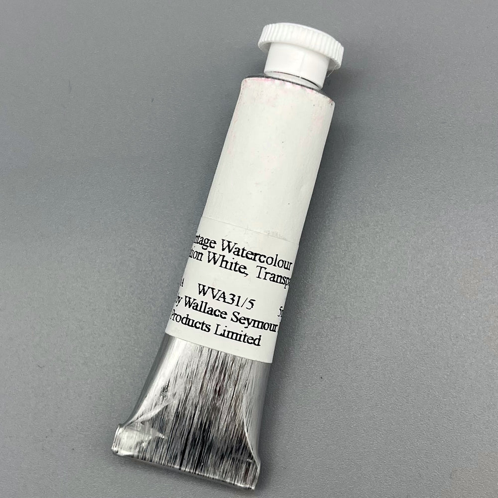 Wallace Seymour Vintage Watercolour Granulation White, Transparent
