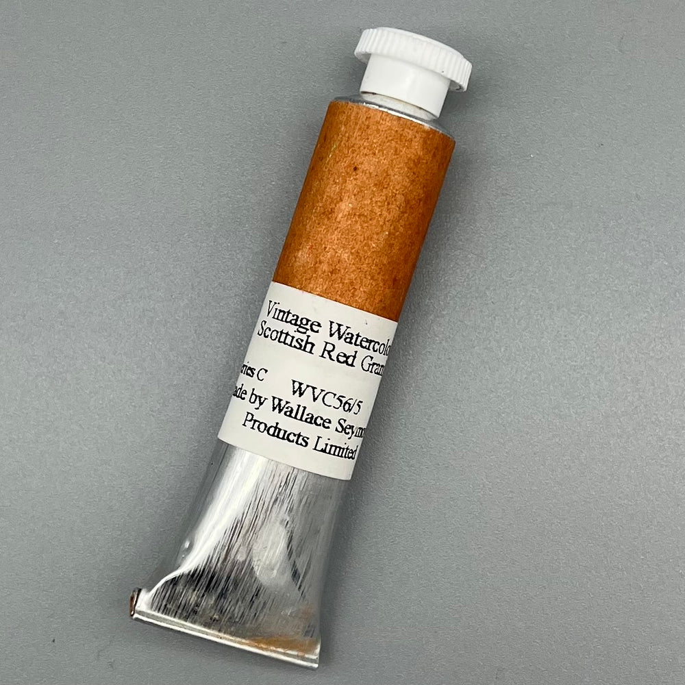 Wallace Seymour Vintage Watercolour Scottish Red Granite