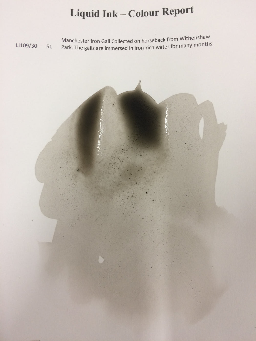 Wallace Seymour Liquid Ink - Manchester Iron Gall