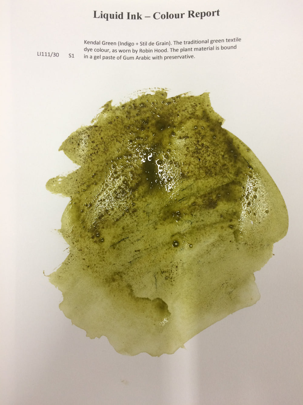 Wallace Seymour Liquid Ink - Kendal Green (Indigo+Stil de Grain)