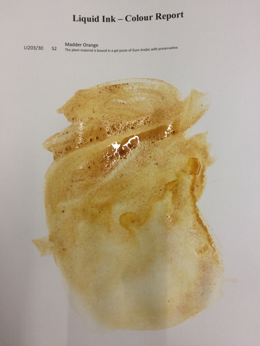 Wallace Seymour Liquid Ink - Madder Orange