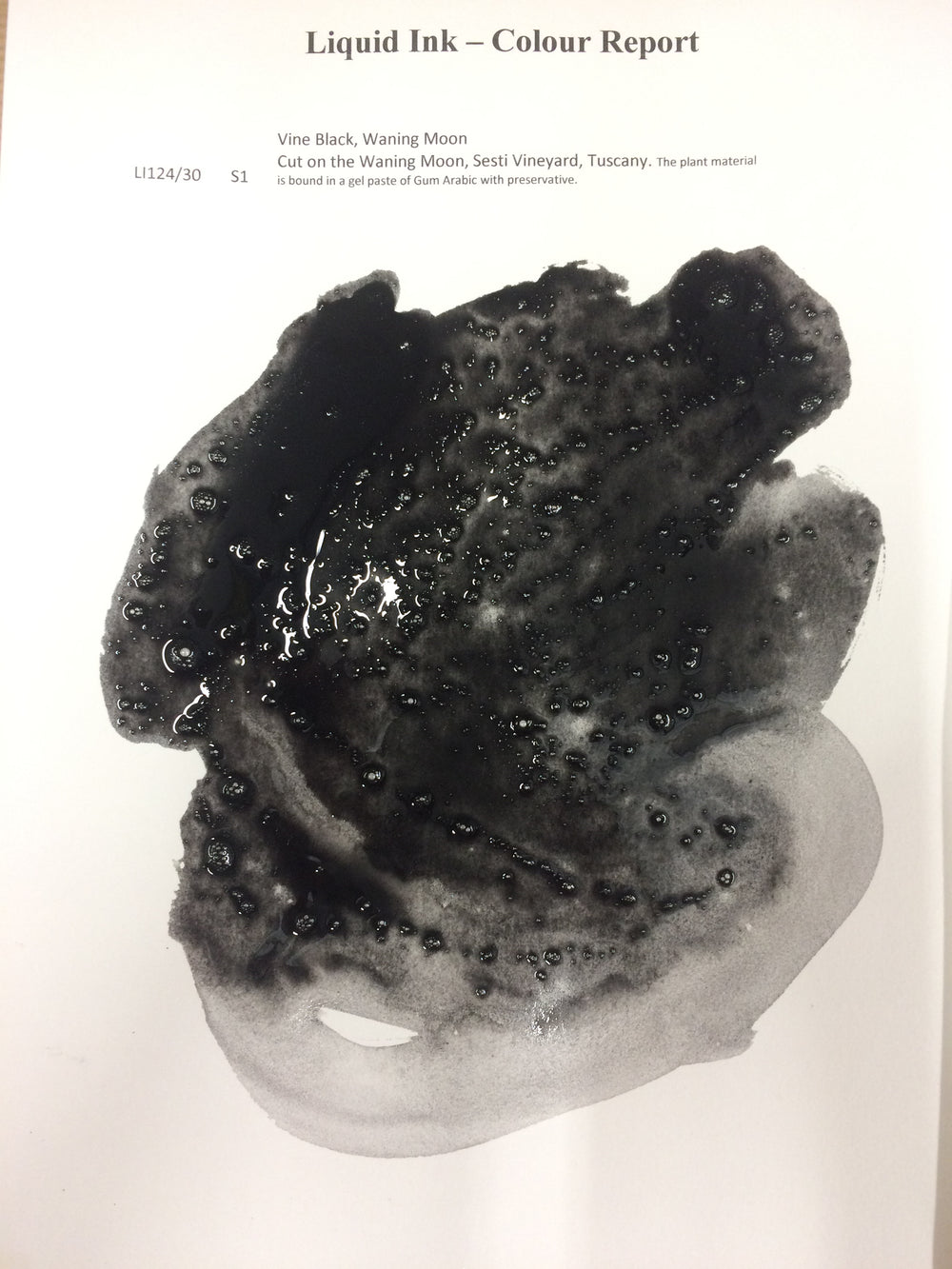 Wallace Seymour Liquid Ink - Vine Black