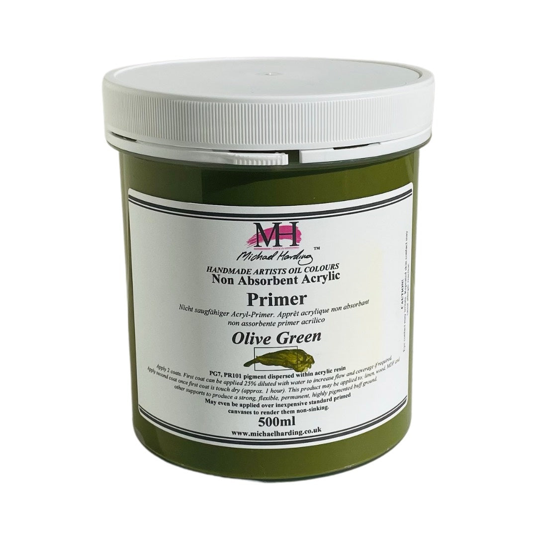 Michael Harding : Non-Absorbent Acrylic Primer - Olive Green