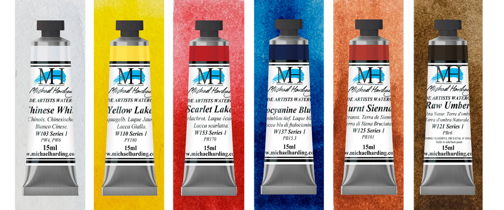 Michael Harding Watercolour Paint MH Primary Set 15ml