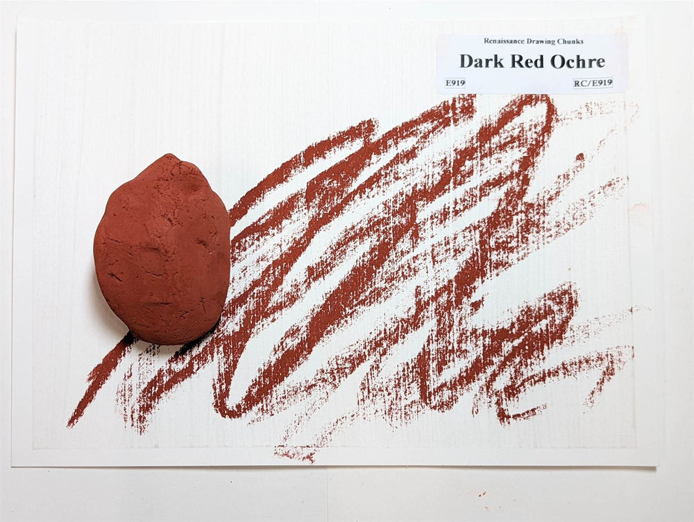 Wallace Seymour Renaissance Drawing Chunks - Dark Red Ochre