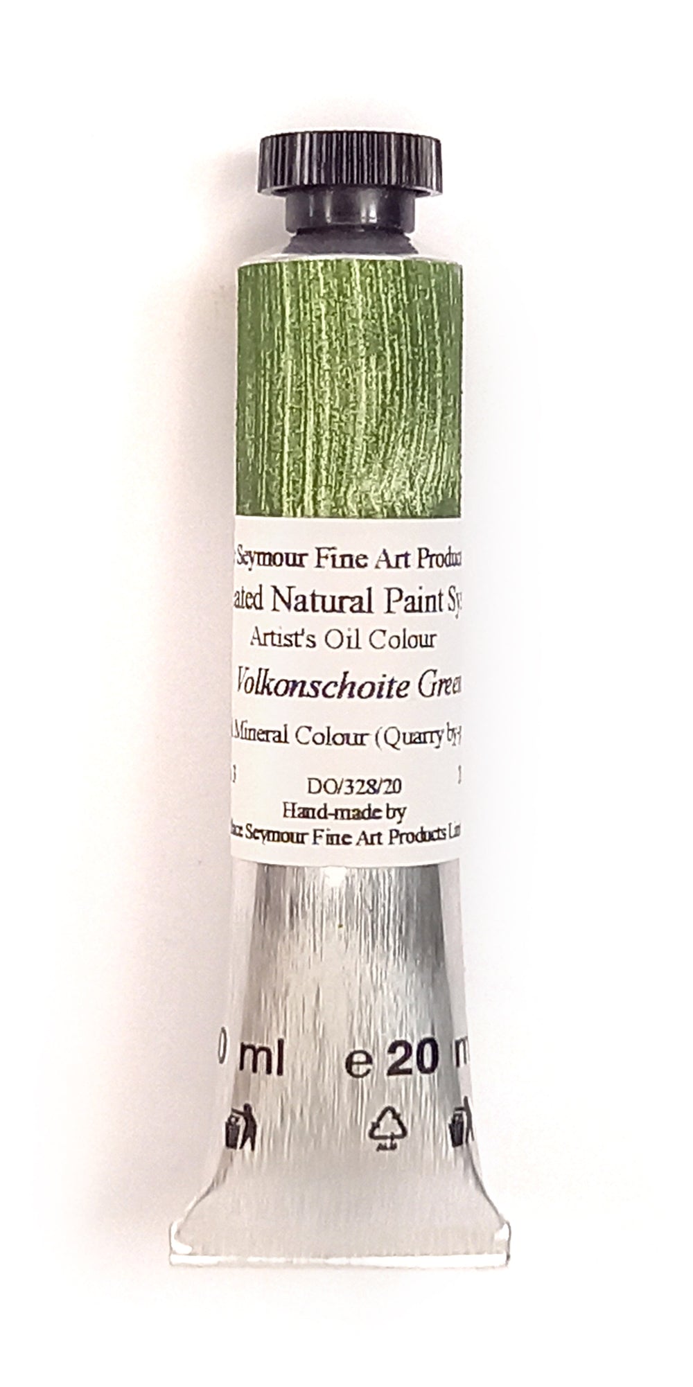Wallace Seymour - Natural Paint System - Oil -  Volkonschoite Green - Natural Mineral Colour