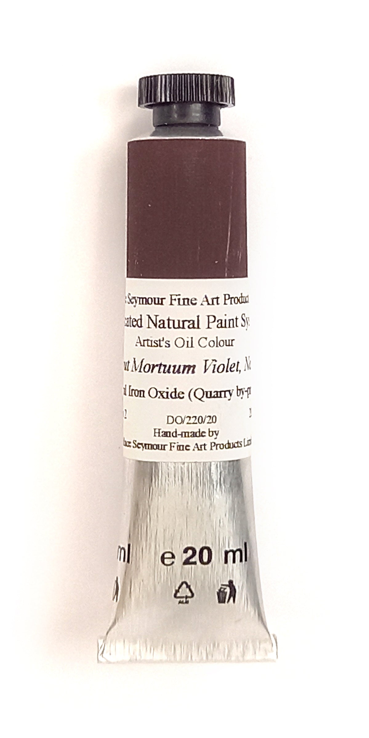 Wallace Seymour - Natural Paint System - Oil -  Caput Mortuum Violet, Natural Iron Oxide