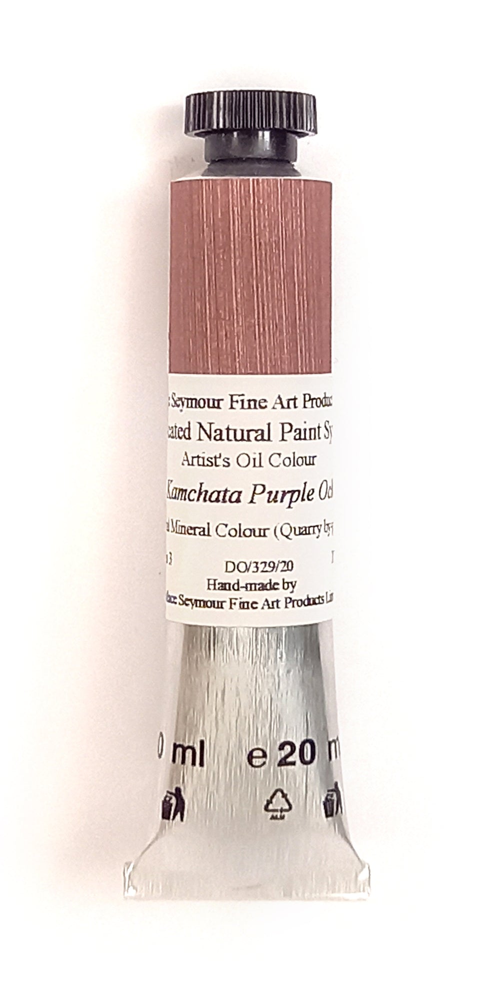 Wallace Seymour - Natural Paint System - Oil -  Kamchata Purple Ochre - Natural Mineral Colour