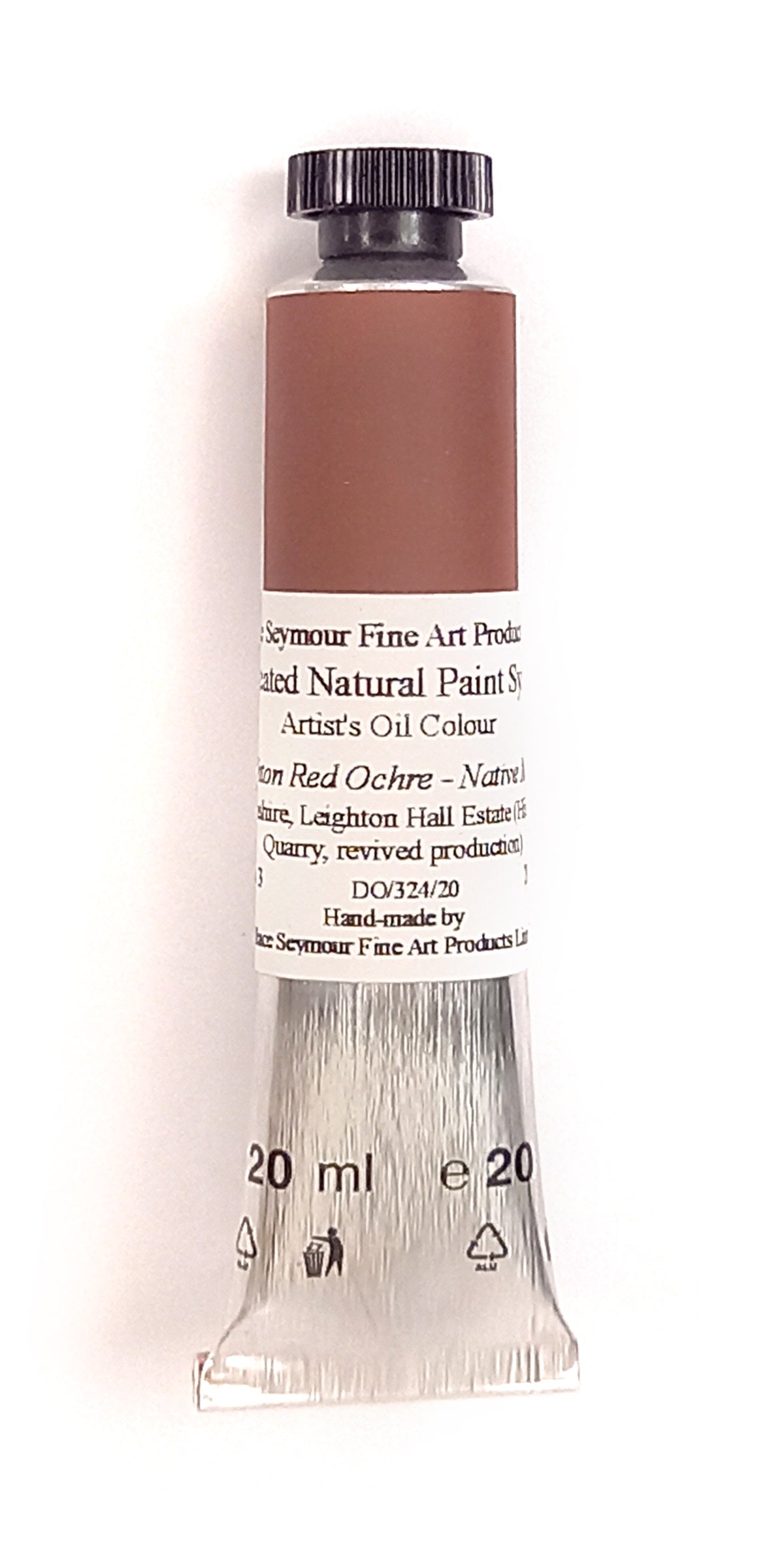 Wallace Seymour - Natural Paint System - Oil -  Leighton Red Ochre - Native Mineral (Lancashire, Leighton Hall Estate)