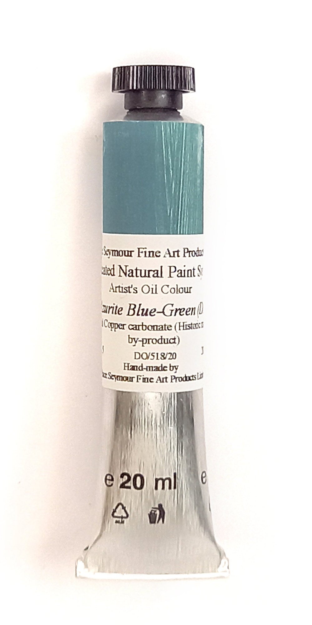 Wallace Seymour - Natural Paint System - Oil -  Azurite Blue-Green - Mineral Copper carbonate